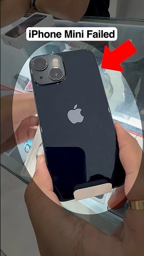 Why Apple stopped making the iPhone Mini 😳 #shorts