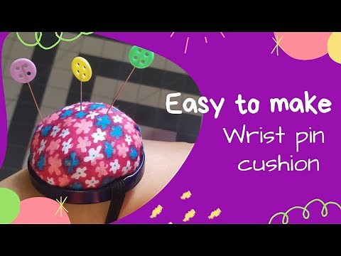 Easy to make wrist pin cushion | Upcycle | DIY