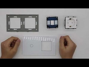 How to install switch and outlet panels