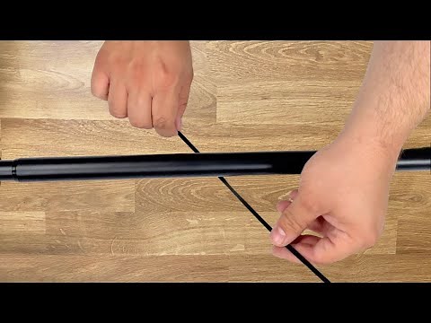 Wrap a zip tie around a tension rod for this BRILLIANT kitchen idea!