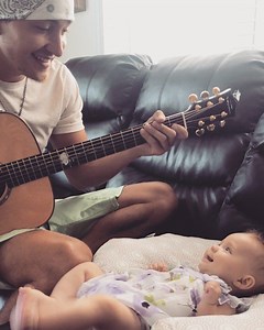 693K views · 10K reactions | my littlest biggest fan ❤️ Tonewood-Amp Elixir Strings Kepma Guitars USA | Calum Graham | Facebook