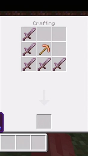 Minecraft me combined red piclaxe and black sword💀 #minecraft #mcpe #shorts #viral