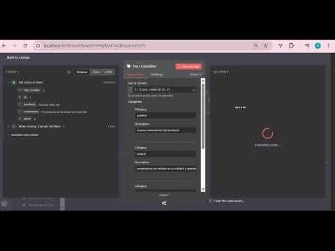 Classify product or service comments from a CSV using n8n