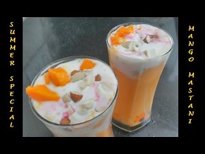 मैंगो मस्तानी | Mango Mastani | How To Make Pune's Mango Mastani | Mango Milk Shake with Ice Cream