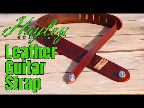 How to make a Leather Guitar Strap