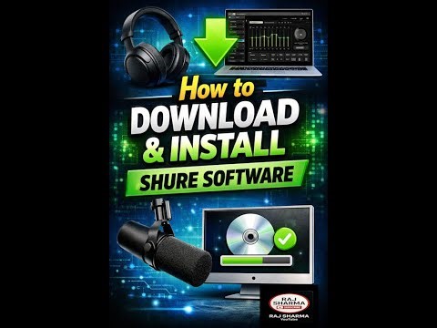 🎧 How to Download & Install Shure Software