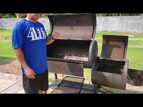 How to remove rust from BBQ grill. How to season a BBQ GRILL.