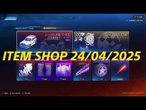 Rocket League item shop today - ITEM SHOP 24/04/2025