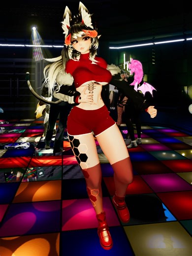 Club Orion late SAturday night with Robromans @robromansvoice #vrchat #VRC #avatar #FLXAvatar #shuffle