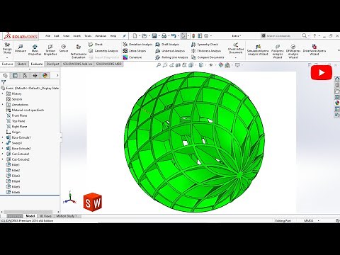 SolidWorks Tutorial: Exercise On Advance Surface Modeling