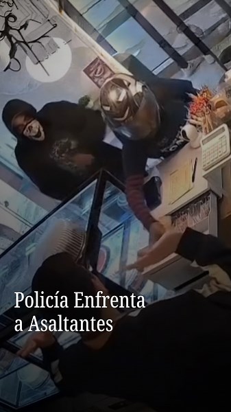 Policía Enfrenta a Asaltantes