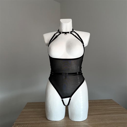 Open Crotched Lingerie Uncencered,transparent Swimwear,extreme Bikini No Crotch - Etsy Canada