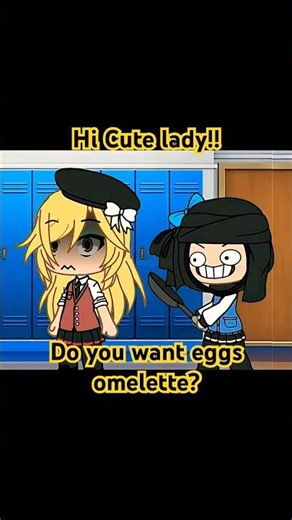 Hallway omelette🍳🔥// #gacha #gachalife #gachaclub #trending #shorts #viral #muslimgacha #fyp #edit