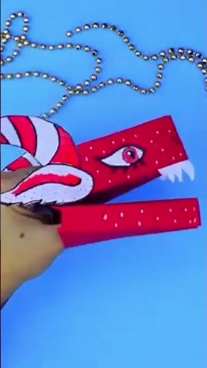 DIY Paper Dragon Puppet TikTok / Origami Dragon