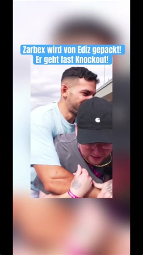 Zarbex wird von Ediz gepackt!Er geht fast Knockout!😂😂 #zarbex #edizderbreite #rewinside #ytshorts