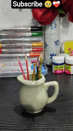 Toothpick Pencil Art 🎨✨ Creative Mini Pencil Painting #shorts