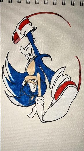 Sonic Flip Action ⚡🔥 | High-Speed Sonic Fan Art #Sonic #SonicTheHedgehog #SonicFanArt