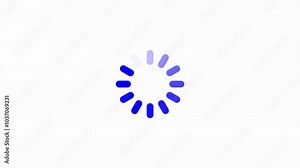 Circle Loading icon loop Loading Icon with a 60fps black background. Loading wheel animation. loading icon animation. Loading Circle Video with Glow.