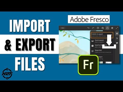 How To Import and Export Files in Adobe Fresco
