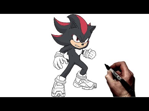 How To Draw Shadow | Step By Step | Sonic