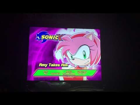 Sonic X, Vol. 3: Satellite Swindle 2004 DVD Menu Walkthrough