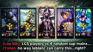 53K views · 890 reactions | When soloQ gives you 4 support mains and put you vs LCS pros in Challenger.. In collaboration with BobqinXD | Pants are Dragon | Facebook