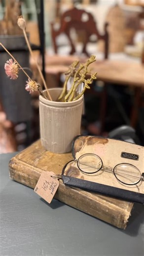 Mae & June Vintage Market on Instagram: "Cute little solid oak desk just lovingly repainted! 4 drawers and ready for all of your creative projects. 🌷 #furnituremakeover #visithelena #helenamt #crafts #creativespace"