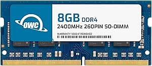 OWC 8GB PC19200 DDR4 2400MHz 260pin SO-DIMM Memory Ram Upgrade Module Compatible with 27 and 21.5 iMac (Mid 2017), and Compatible PCs (OWC2400DDR4S8GB)