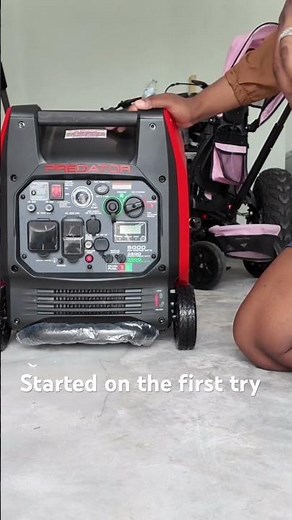 Unboxing new predator 5000 generator. #predator #generator #predatorgenerator #camping
