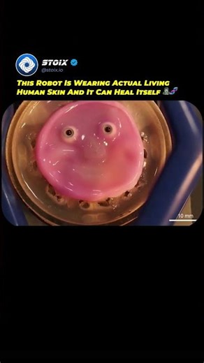 Japanese Scientists Build Robot With LIVING Human Skin (It Heals)