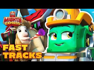 Farmer Faye and Goaty's Birthday Adventure! 🐐 Fast Tracks Short Episode 🐐 - Mighty Express Official