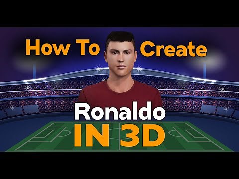 "How to Create a Realistic 3D Character of Ronaldo | Step-by-Step Tutorial"