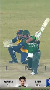 Two fluent boundaries from Sahibzada Farhan 🏏#CricketKiJeet | #PAKvSL | #BackTheBoysInGreen