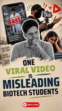 One Viral Video Is Misleading Biotech Students