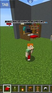 I Built the Most AESTHETIC Corner Bedroom in Minecraft 🌿✨ (Tutorial)"#minecraft #shortsfeed