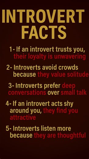 Introvert Facts You Never Realized (Psychology)