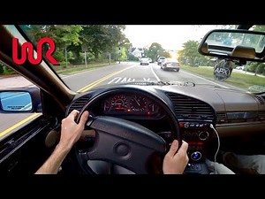 Big TURBO 1995 BMW 325i - Tedward POV Test Drive (Binaural Audio)
