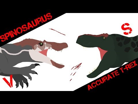 Jp3 Spinosaurus vs Accurate Tyrannosaurus Rex!