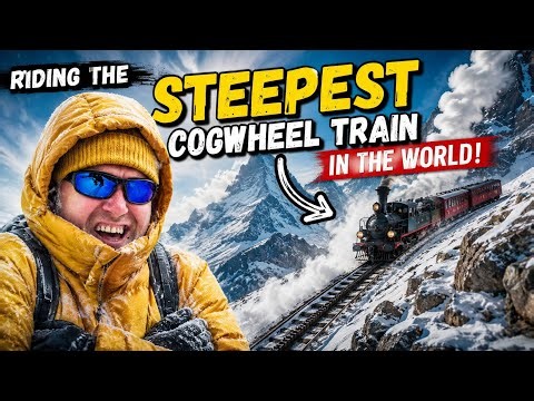 I Tried the STEEPEST Cogwheel Train in the World 🇨🇭 | Swiss Vanlife Adventure