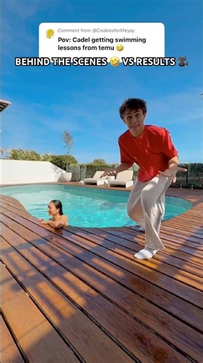 Cadel needs swimming lessons 🤣💀 #shorts #funny