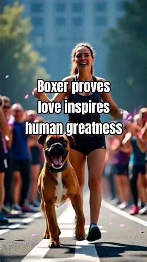 This Boxer Inspired a Marathon #Labrador #DogHero #shorts