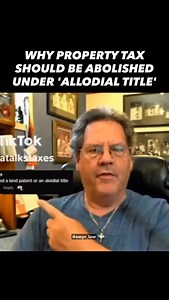 YOU DONT OWN YOUR PROPERTY THE WAY YOU THINK YOU DO They call it ownership. But if the government can tell you how to use it, tax it every year, or take it altogether, that’s not sovereignty. That’s feudal control dressed up as freedom. Allodial title means full ownership with no superior claim. What most people actually hold is fee simple. And that comes with strings attached. This is why understanding status, equity, and lawful standing matters. Because rights you don’t understand are rights y