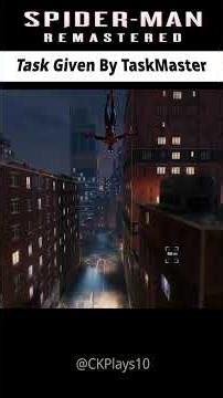 Did you Know About Taskmaster's Task? #spiderman #shorts #gaming