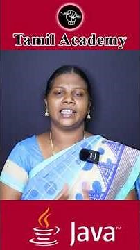 JAVA Beginners Tips in Tamil #shorts | தமிழ் அகாடமி