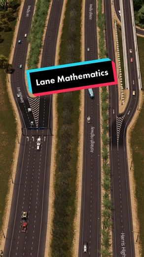 Optimizing Traffic Flow with Lane Mathematics in Cities Skylines