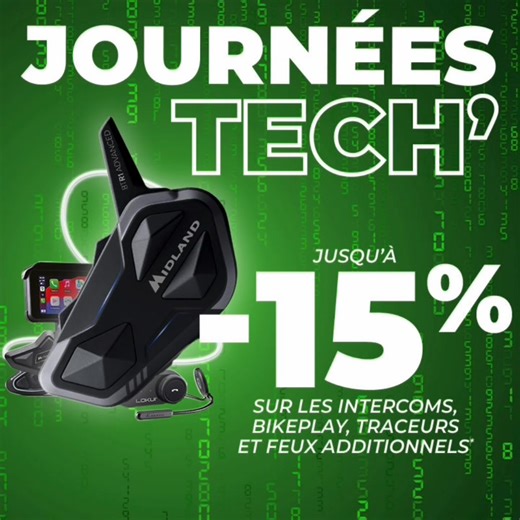 Découvrez vite les Intercoms Moto de la marque MIDLAND 🏍️ Marque italienne d'Intercoms et Carplay Moto haut de gamme 🔥 Rdv vite sur Speedway.fr et en Magasins pour découvrir nos Promos, Bons Plans & Petits Prix 🎉 Profitez-en vite - Stock limité ! ✅ Livraison offerte dès 49€ ✅ Paiement en 3, 4, 10 ou 12 fois ✅ Retour gratuit dès 99€ ✅ Paiement 100% sécurisé | Speedway Equipements Motos & Scooters