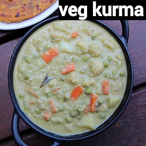 veg kurma recipe: bit.ly/2UKmhCk parottta recipe: bit.ly/2Z10nhw | Hebbar's Kitchen