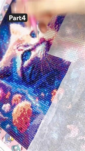 Diamond painting time-lapse — Part 4!#diamondpainting