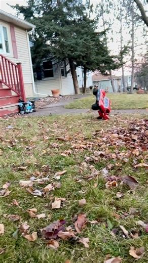 Backyard Foam Sled Jump Chaos!