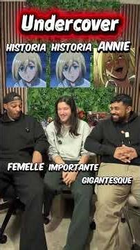 Undercover game featuring the Attack on Titan anime and manga: Annie vs. Historia #anime #manga #snk